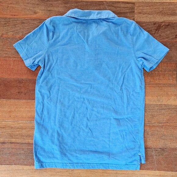 Cat & Jack Blue Polo Shirt Size Medium 8/10 - Picture 5 of 8